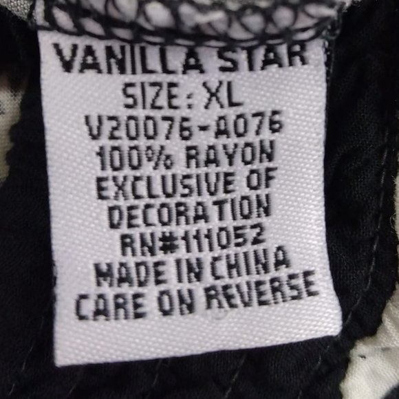 Size 16 black/white lounge pants with side pockets - Picture 5 of 6